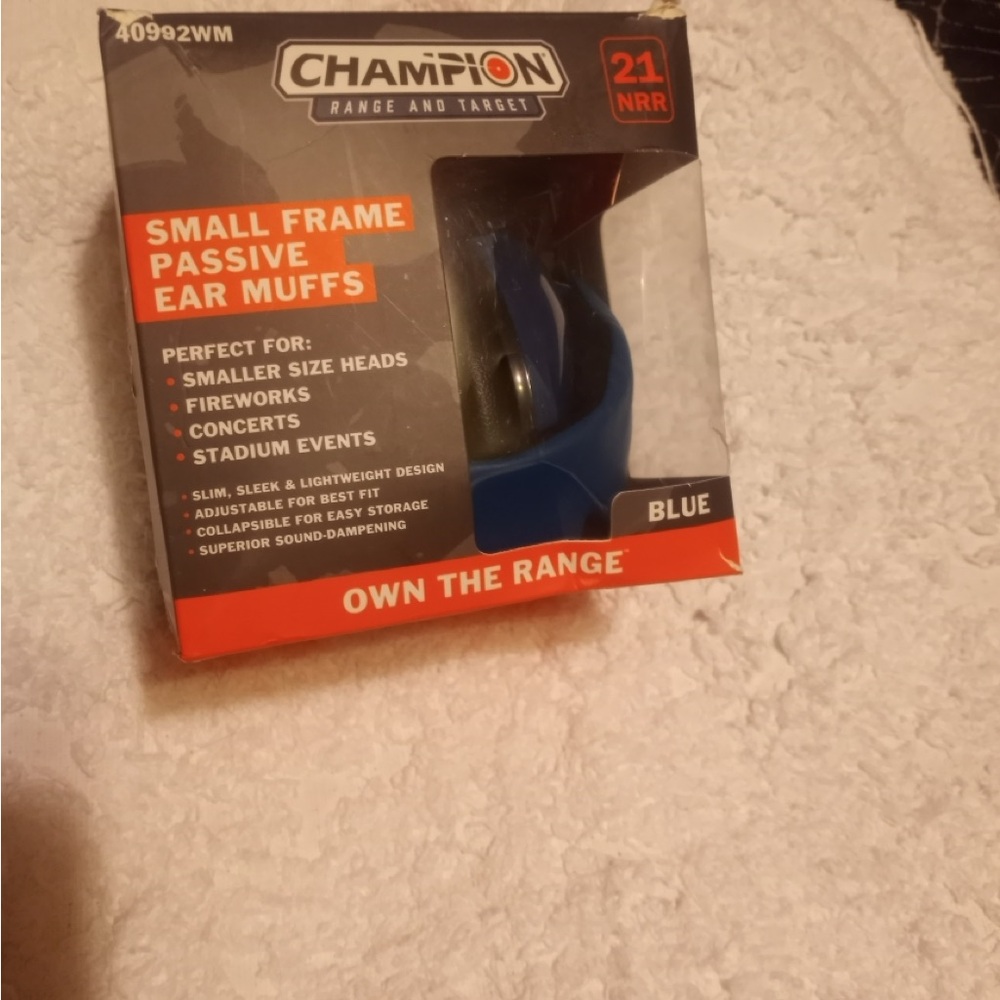 Champion Blue Ear Muffs